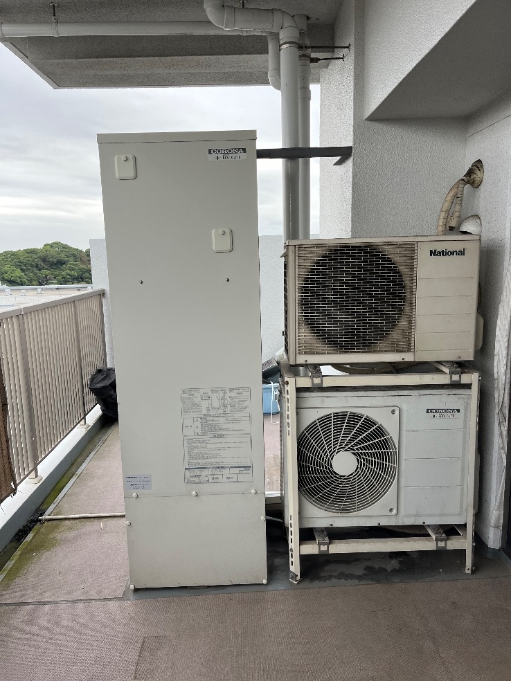 コロナエコキュートCHP-H3014AからコロナエコキュートCHP-S30AY1-12｜エコキュート交換工事｜千葉県松戸市小山｜マンション｜ソフィア松戸