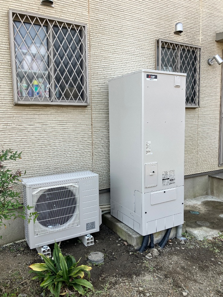 コロナエコキュートCHP-371NA6から三菱エコキュートSRT-S376U｜エコキュート交換工事｜埼玉県富士見市東大久保｜