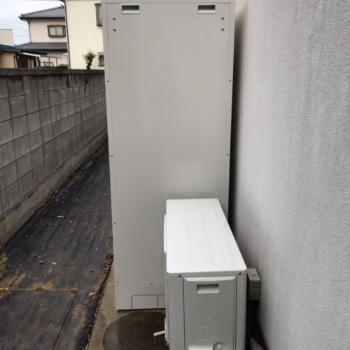 コロナエコキュートCHP-H4614ATからコロナエコキュートCHP-46ATX3｜エコキュート交換工事｜群馬県太田市末広町｜床暖房一体型